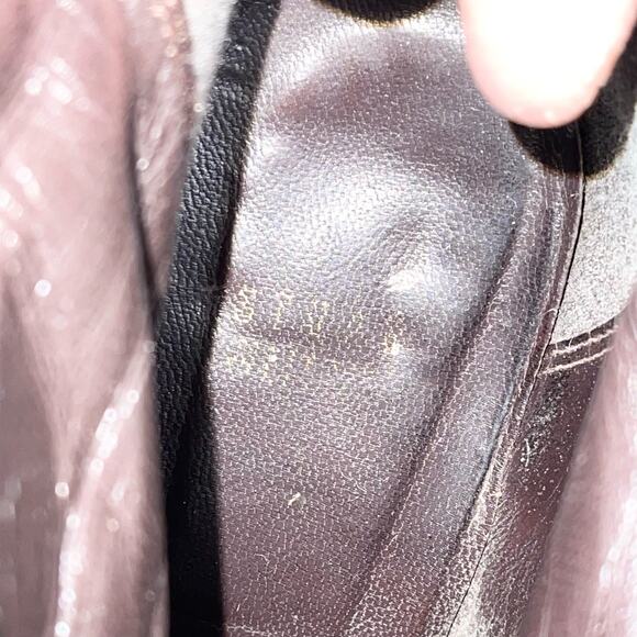 Stuart Weitzman Boots Women 9M Brown Leather Wedge Clog Almond Toe Ankle SPAIN - Picture 2 of 14